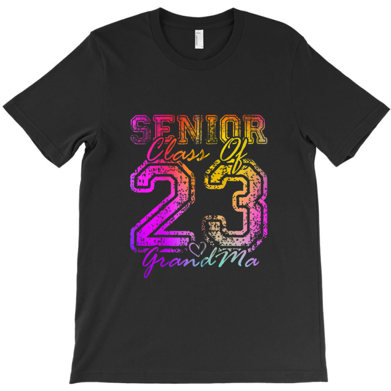 Colorful Proud Grandma Cute Heart Graduate Senior T-shirt | Artistshot