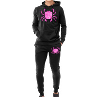 Mandala Crab Pink And White Yellow Hoodie & Jogger Set | Artistshot