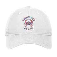 Panama City Beach Florida With Stone Crab On Wind Adjustable Cap | Artistshot