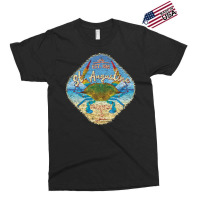 St Augustine Florida With Blue Crab On Beach Gift Exclusive T-shirt | Artistshot