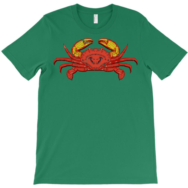 Ocean Animal Seafood Crab Green T-shirt | Artistshot