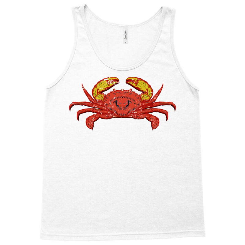 Ocean Animal Seafood Crab Green Tank Top | Artistshot