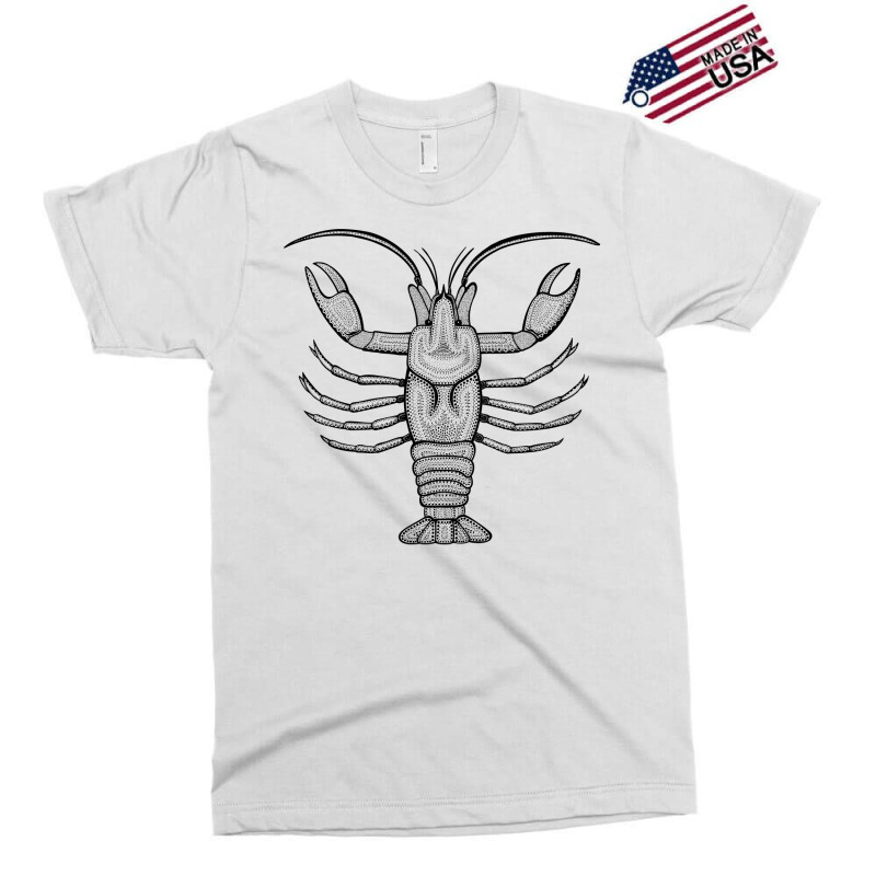 Crayfish Or Crawdad Ink Art Cool Animal Design On Exclusive T-shirt | Artistshot