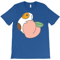 Guinea Pig And Peach Yellow T-shirt | Artistshot