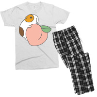 Guinea Pig And Peach Yellow Men's T-shirt Pajama Set | Artistshot