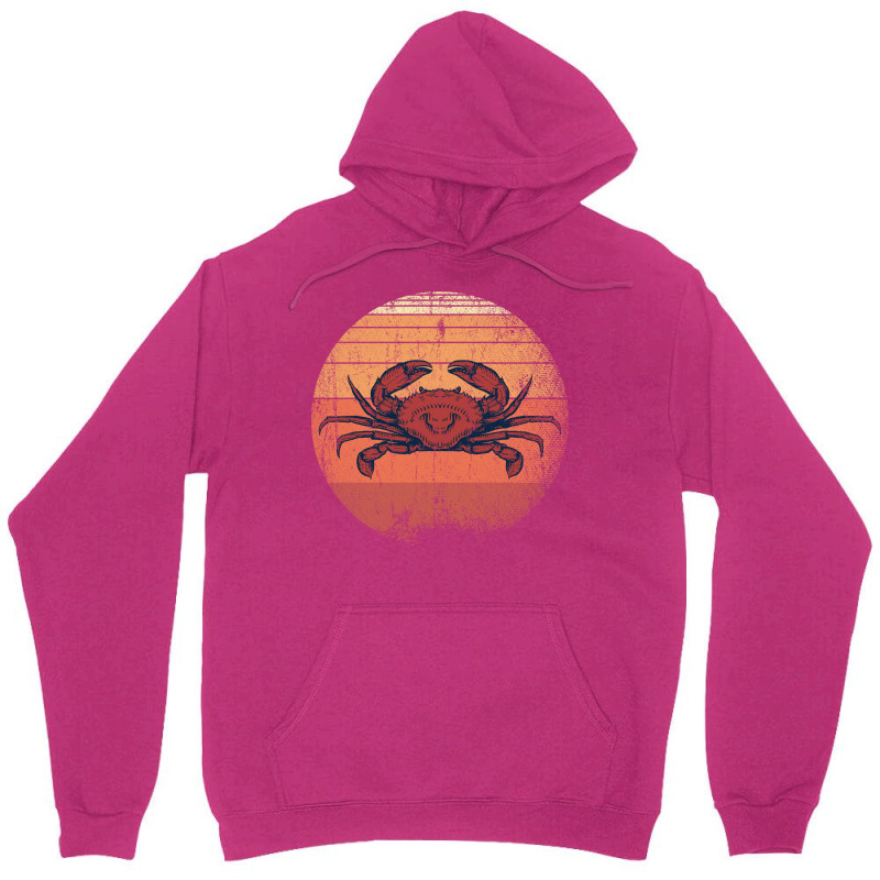 Sea Creature Retro Crab Quote Unisex Hoodie | Artistshot