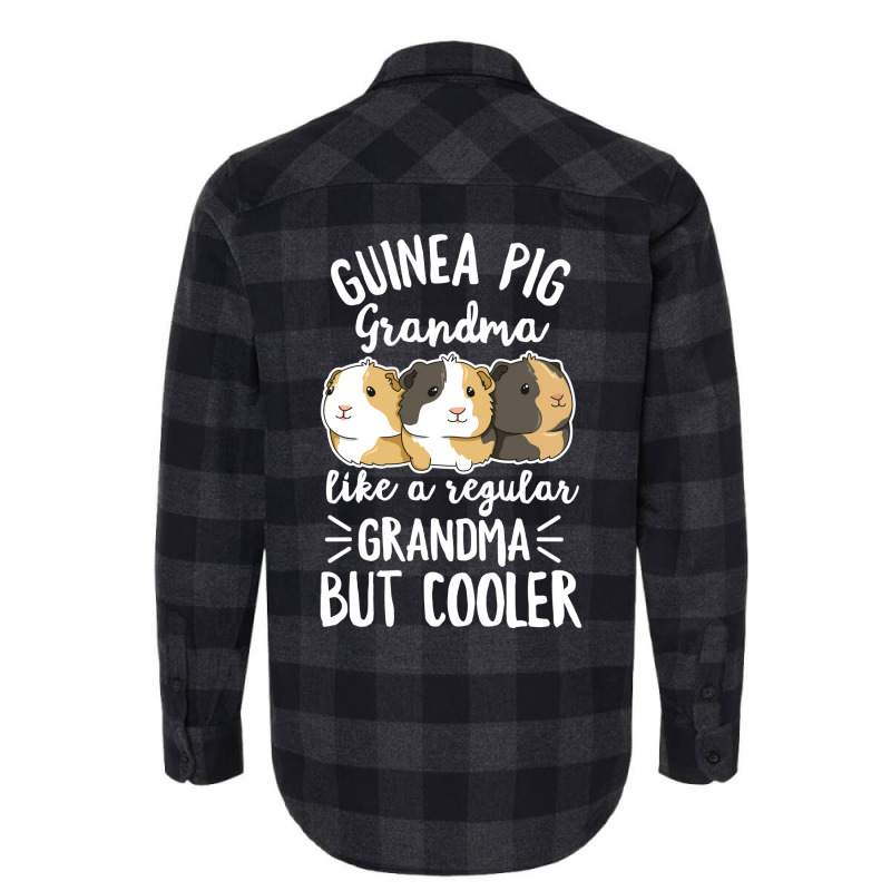 Guinea Pig Quote For Your Guinea Pig Grandma Tumbl Flannel Shirt | Artistshot