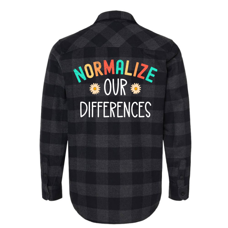 Normalize Our Differences Mental Health Matters Fl Flannel Shirt by aganggotsum | Artistshot