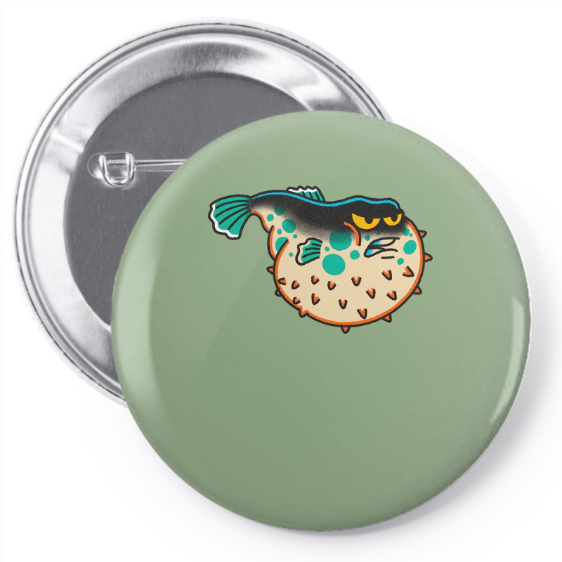 Pufferfish Gift Pin-back Button | Artistshot