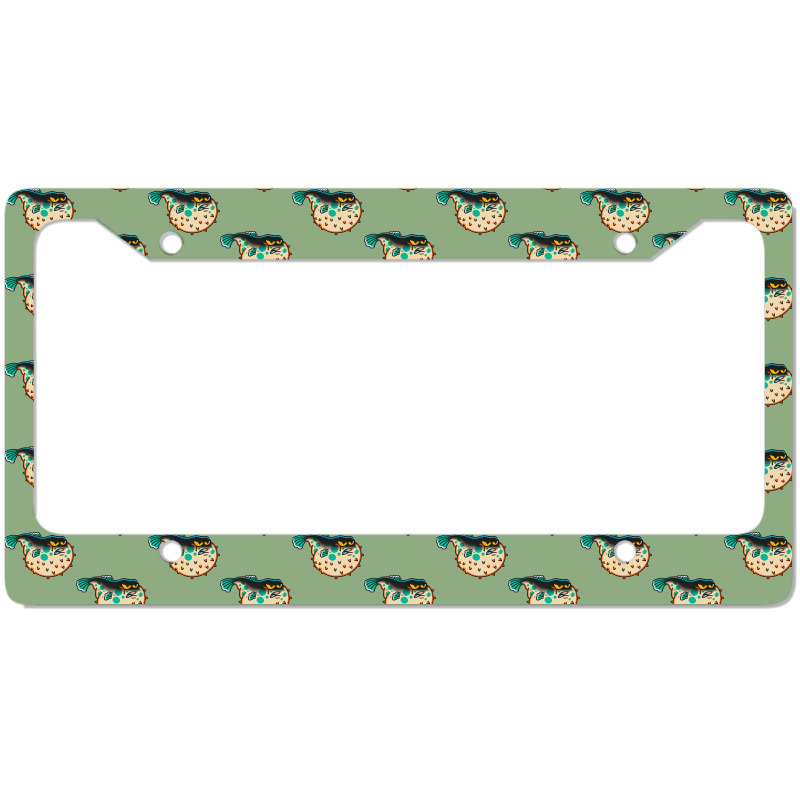 Pufferfish Gift License Plate Frame | Artistshot