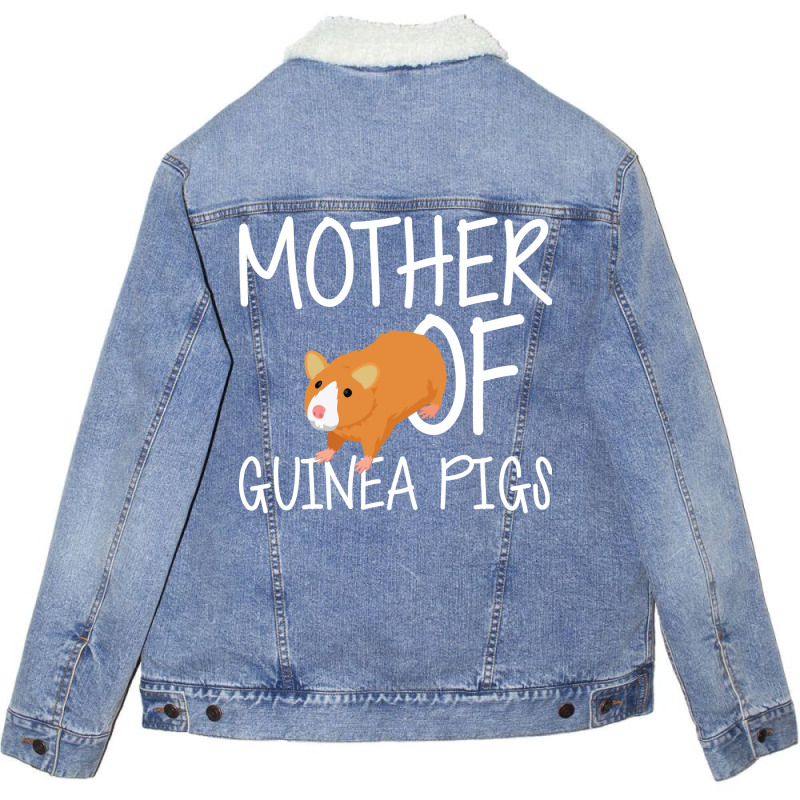 Mother Of Guinea Pigs Red Unisex Sherpa-lined Denim Jacket | Artistshot