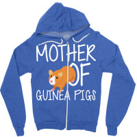 Mother Of Guinea Pigs Red Zipper Hoodie | Artistshot