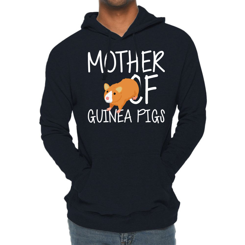 Mother Of Guinea Pigs Red Lightweight Hoodie | Artistshot