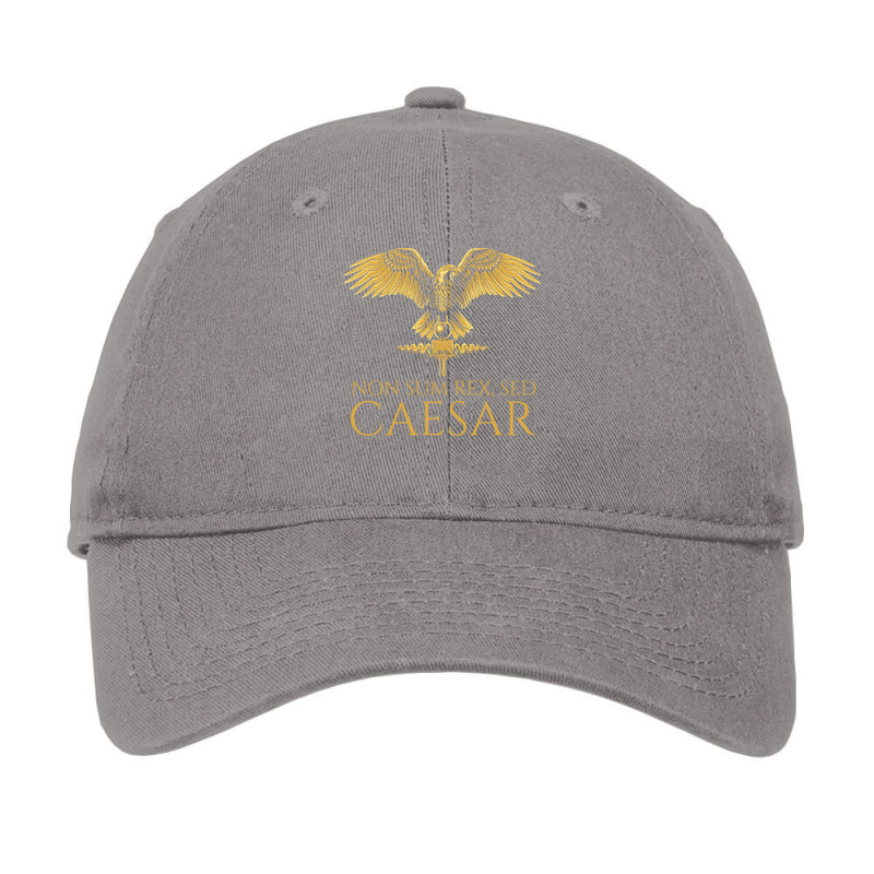 Ancient Rome Non Sum Rex Sed Caesar Latin Language Adjustable Cap by sajrulifaho | Artistshot