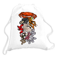 Shell Beach Life Stars Drawstring Bags | Artistshot