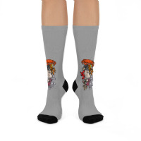 Shell Beach Life Stars Crew Socks | Artistshot