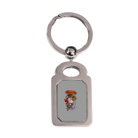 Shell Beach Life Stars Silver Rectangle Keychain | Artistshot