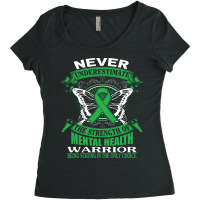 Never Underestimate The Strength Of Mental Health Women's Triblend Scoop T-shirt | Artistshot