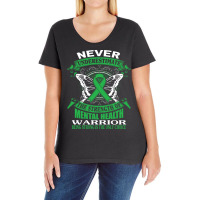 Never Underestimate The Strength Of Mental Health Ladies Curvy T-shirt | Artistshot