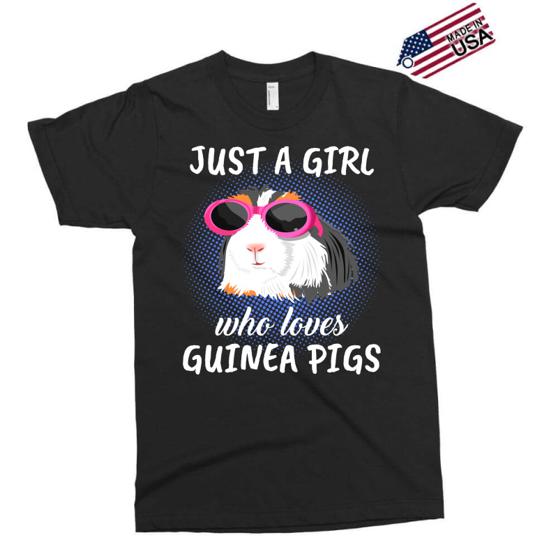 Just A Girl Who Loves Guinea Pigs Girl Green Exclusive T-shirt | Artistshot