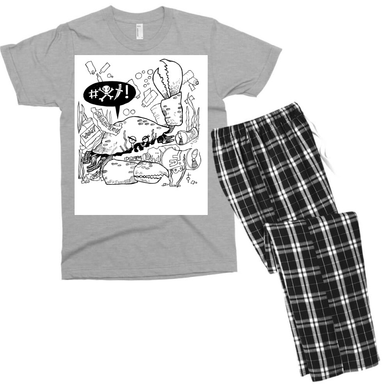 Crab Hippie Men's T-shirt Pajama Set | Artistshot