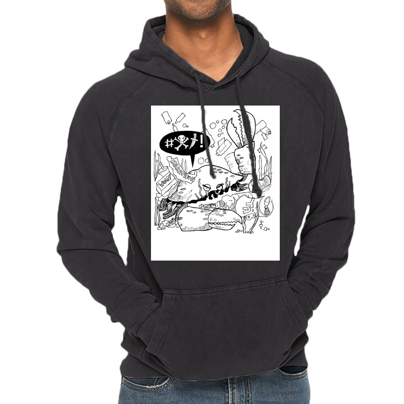 Crab Hippie Vintage Hoodie | Artistshot