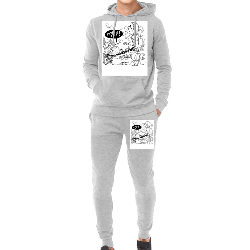 Crab Hippie Hoodie & Jogger Set | Artistshot