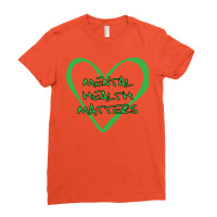 Mental Health Matters Green Mental Health Awarenes Ladies Fitted T-shirt | Artistshot