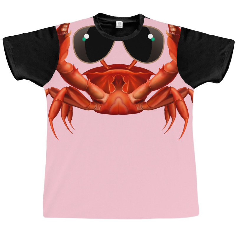 Cool Crab Red Graphic T-shirt | Artistshot