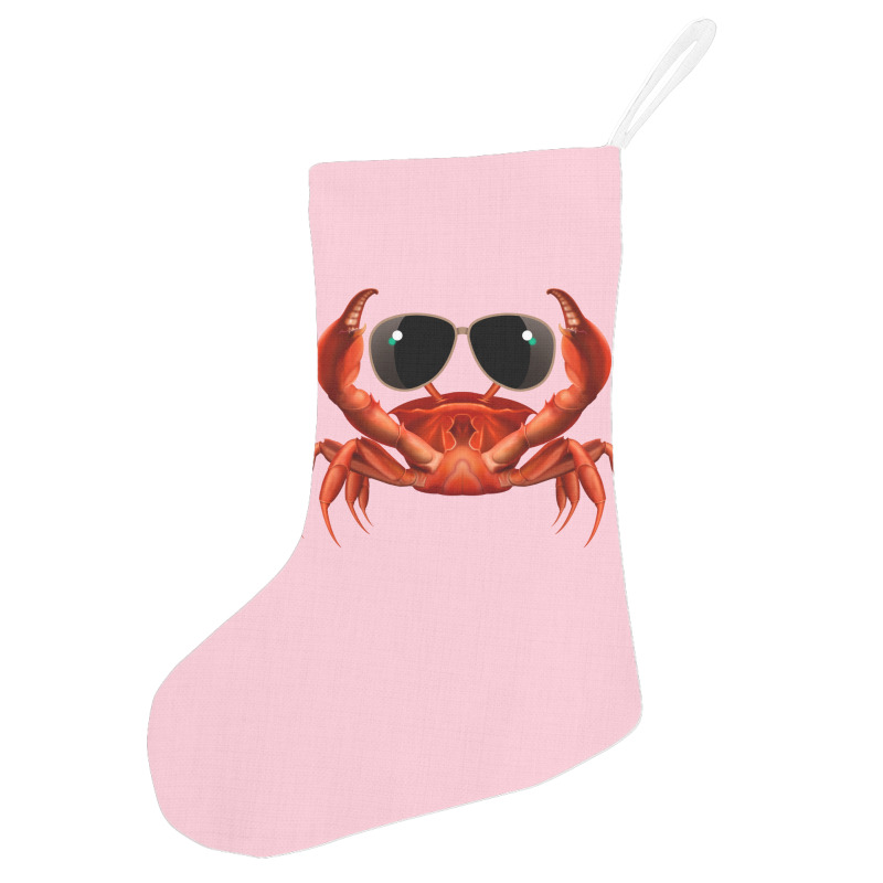 Cool Crab Red Holiday Stocking | Artistshot