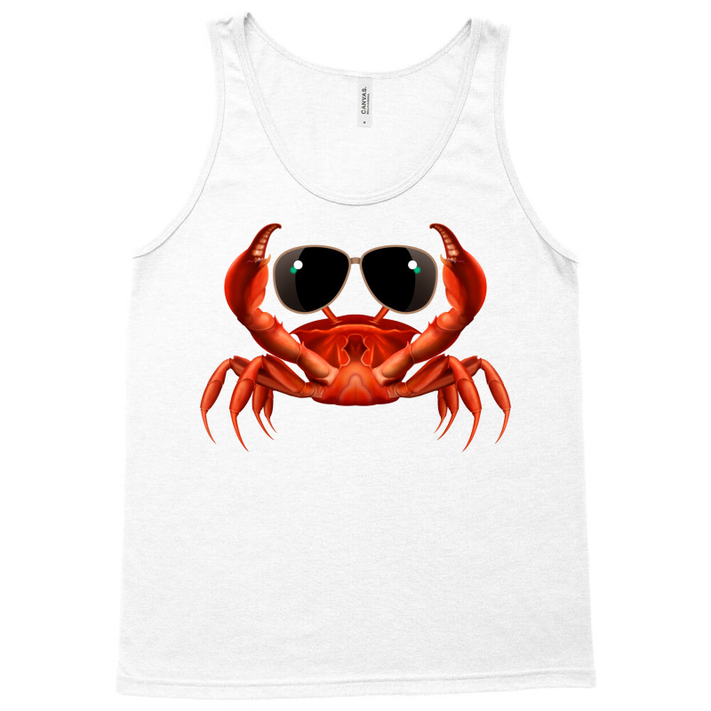 Cool Crab Red Tank Top | Artistshot