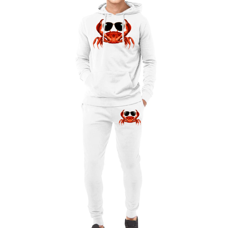 Cool Crab Red Hoodie & Jogger Set | Artistshot