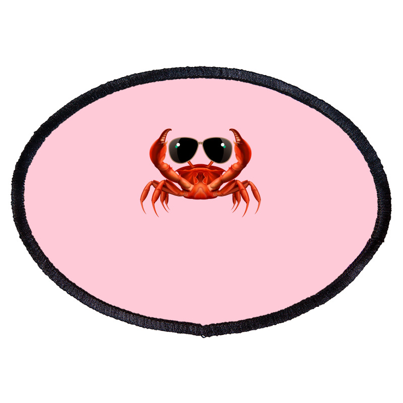 Cool Crab Red Oval Patch | Artistshot