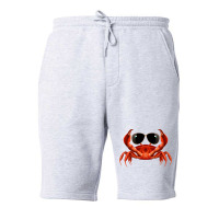 Cool Crab Red Fleece Short | Artistshot