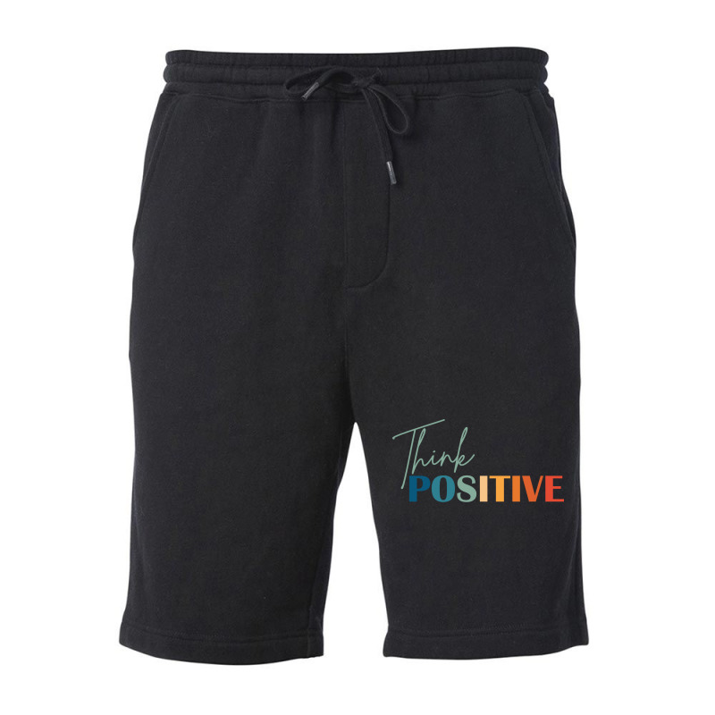 Think Positive Mental Health Matters Psychologist Fleece Short | Artistshot