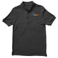 Think Positive Mental Health Matters Psychologist Men's Polo Shirt | Artistshot