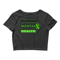 Support Mental Health Vintage Crop Top | Artistshot