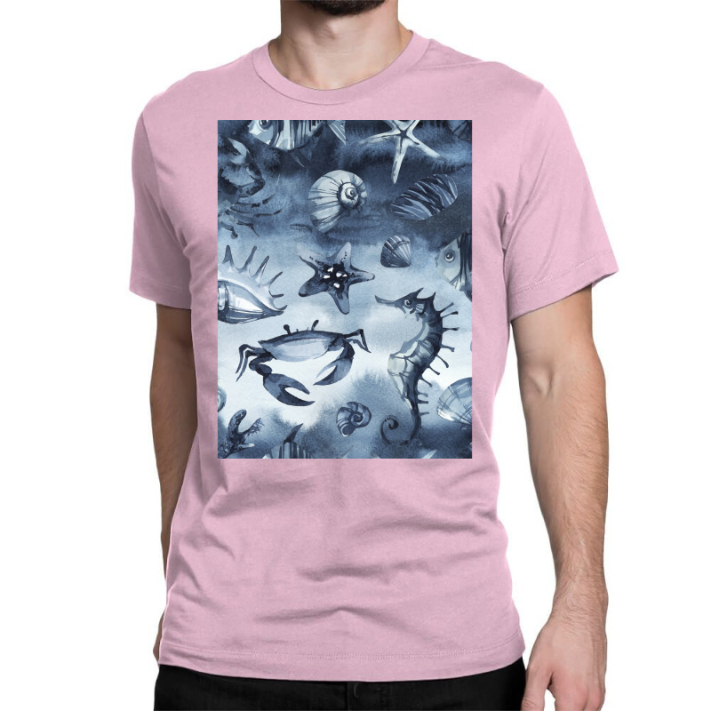 Aquatic Life Hipster Classic T-shirt | Artistshot