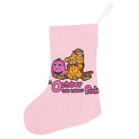 October Pink Humor Holiday Stocking | Artistshot