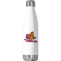 October Pink Humor Stainless Steel Water Bottle | Artistshot