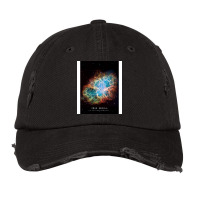 Crab Nebula Yellow Vintage Cap | Artistshot