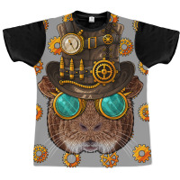 Steampunk Guinea Pig Medieval Victorian Steam Powe Graphic T-shirt | Artistshot