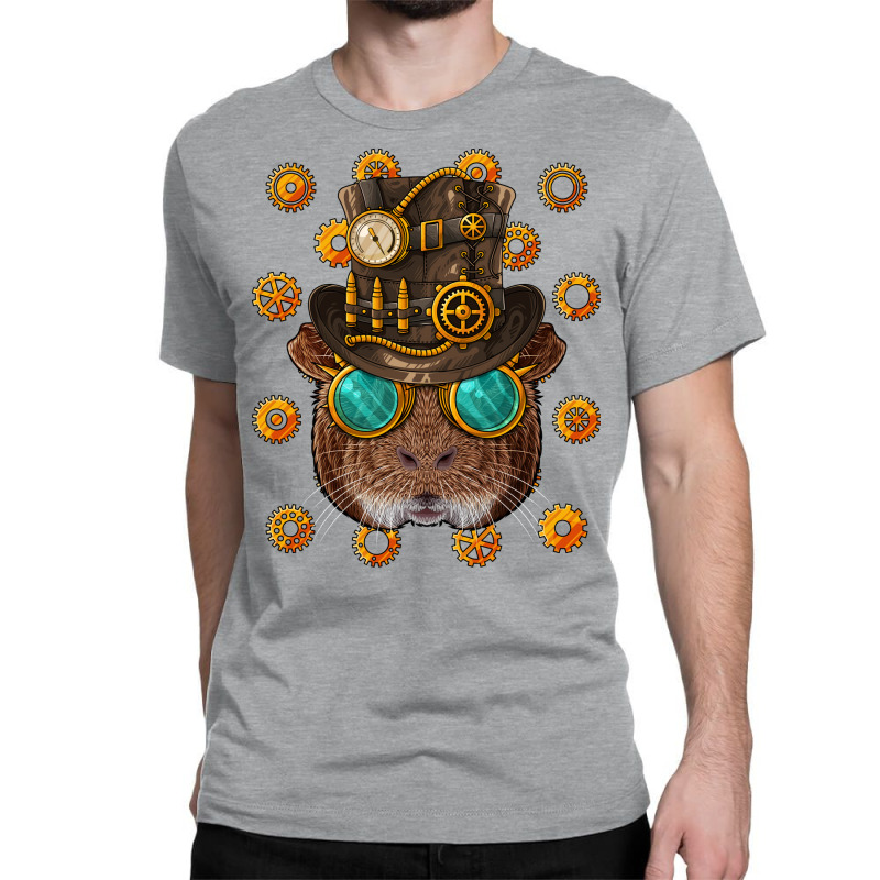 Steampunk Guinea Pig Medieval Victorian Steam Powe Classic T-shirt | Artistshot