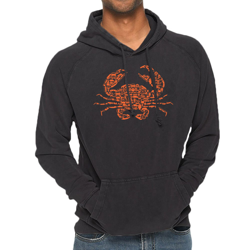 Dont Be Crab Funny Vintage Hoodie | Artistshot