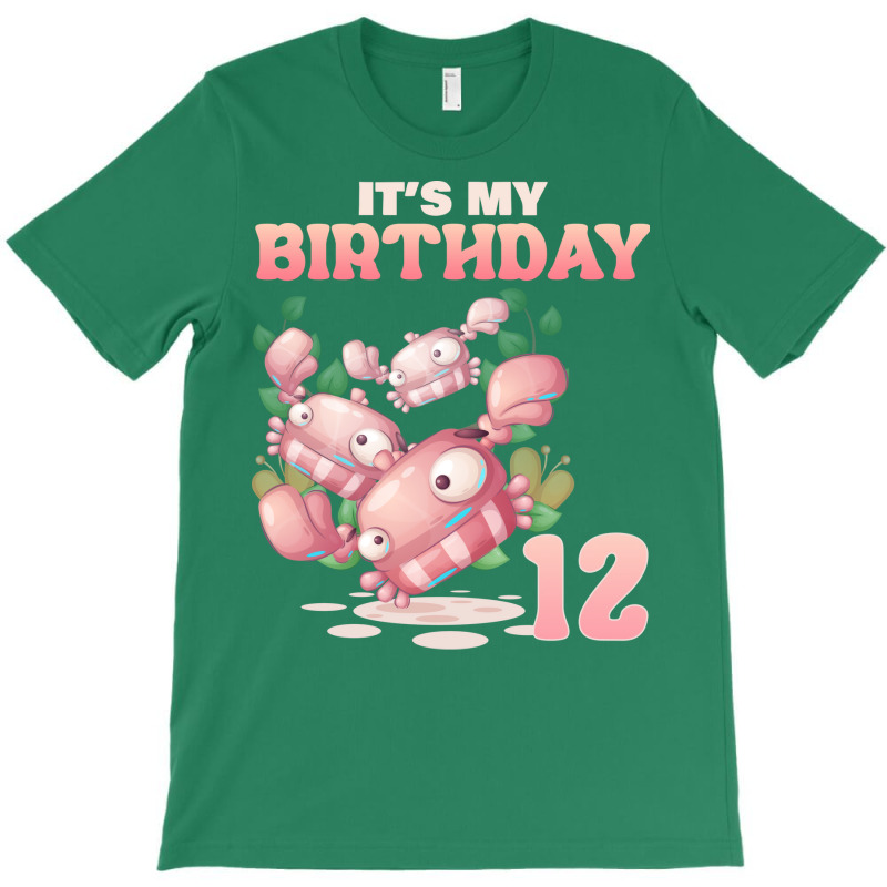 Cute Crab Its My 12th Birthday Funny T-shirt | Artistshot