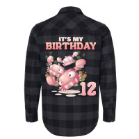 Cute Crab Its My 12th Birthday Funny Flannel Shirt | Artistshot