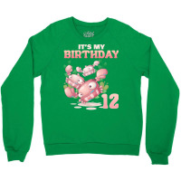 Cute Crab Its My 12th Birthday Funny Crewneck Sweatshirt | Artistshot