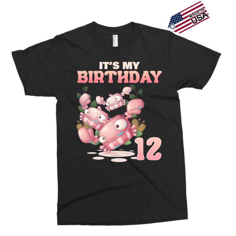 Cute Crab Its My 12th Birthday Funny Exclusive T-shirt | Artistshot