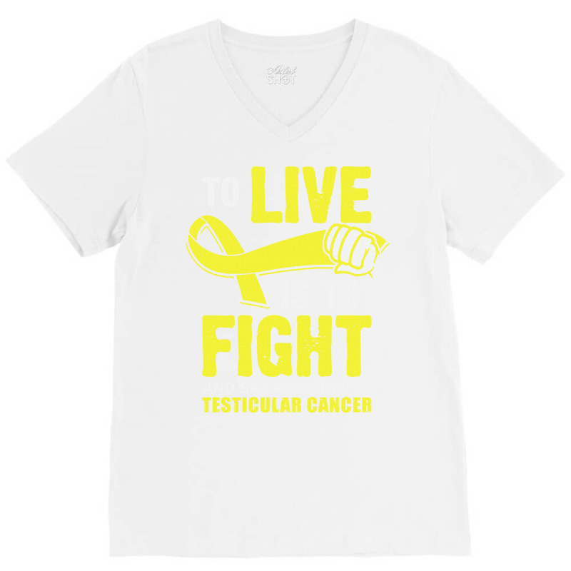 To Live Is To Fight And Say Good Summer V-neck Tee | Artistshot