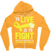 To Live Is To Fight And Say Good Summer Zipper Hoodie | Artistshot